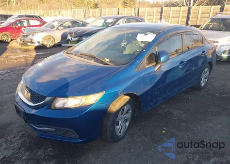 2013 Honda Civic Lx из США, поврежденный, VIN 2HGFB2F53DH588546
